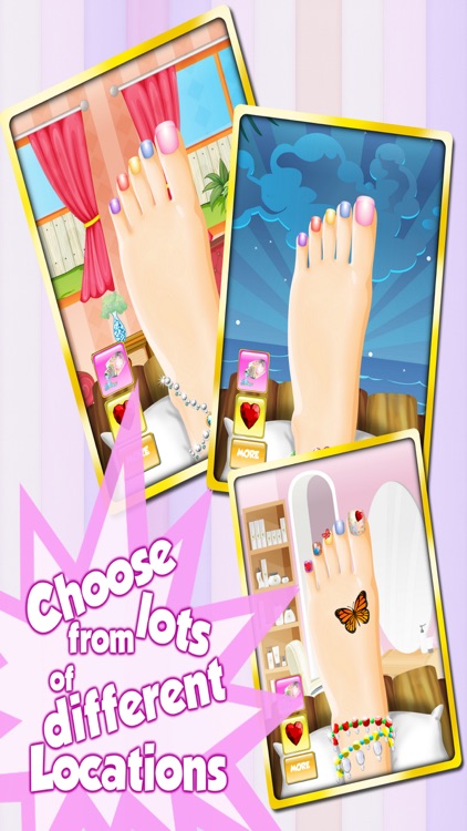 A Foot Spa Salon Makeover Game FREE: Fun and free girls beauty app