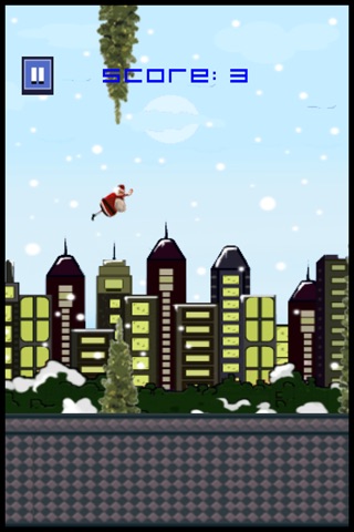 Flappy Santa Christmas Bird Flyer screenshot 3