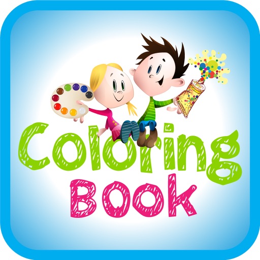 Kids Coloring Activity Icon