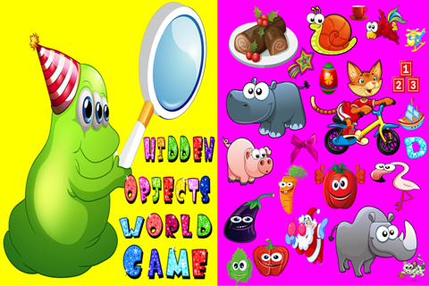 Hidden Objects World Game For Kids screenshot 2