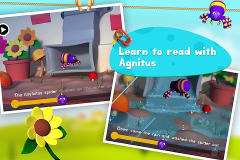 Itsy Bitsy Spider: 3D Interactive Story Book For Children in Preschool to Kindergarten HD screenshot 4