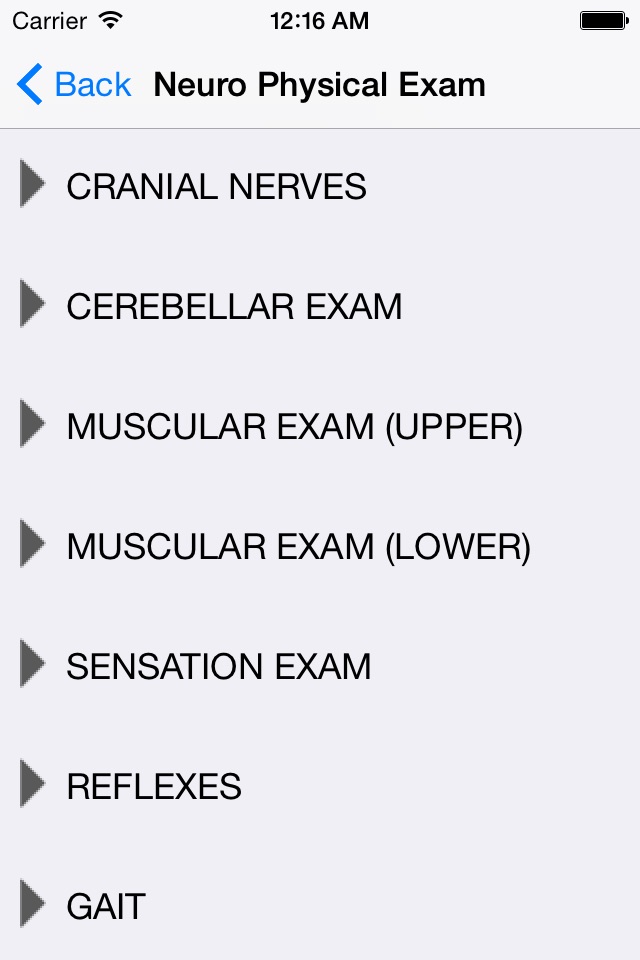 Neurology Exam Tools screenshot 3