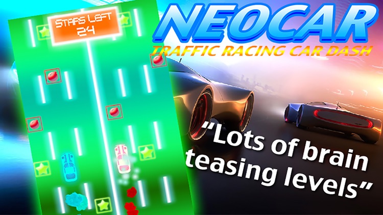 NEOCAR Traffic Racing Car Dash (a neon puzzle action game)