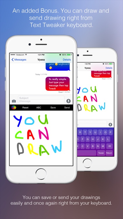 Text Tweaker Keyboard Free - Create Cool Color Message Bubbles with fancy fonts, emoji and theme maker screenshot-4