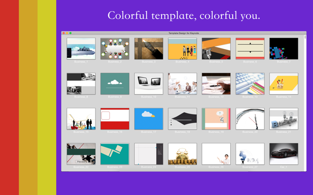 ‎Template Design for Keynote Screenshot