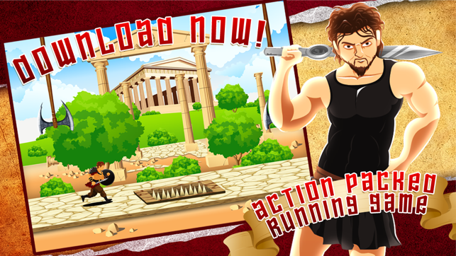 Hercules - The Greek Gladiator Endless Runner Game(圖1)-速報App