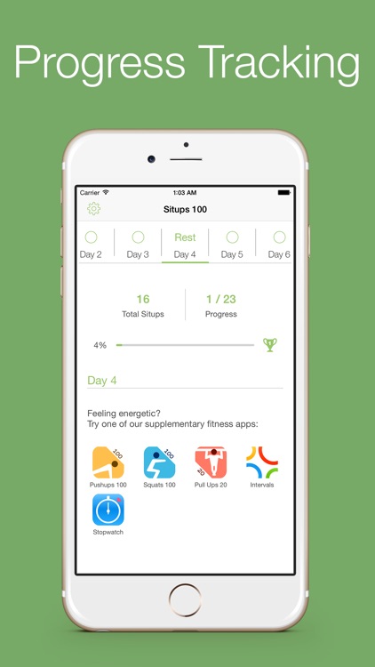 Situps 100 - 30 days workout challenge screenshot-4