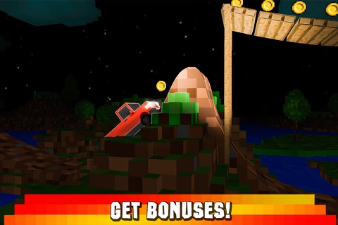 Cube Jeep: Hill Race 3D screenshot 3