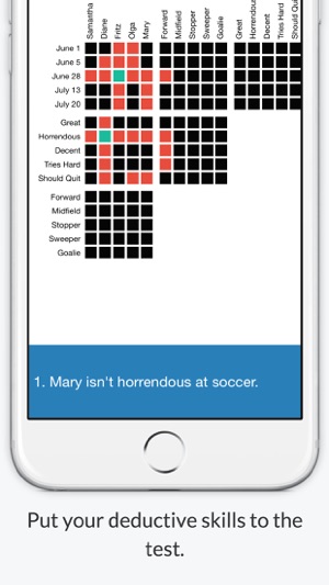 Logic Grid Puzzles - Word Games For Brain Training(圖2)-速報App