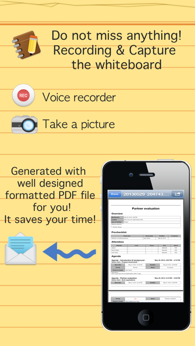 Smart meeting minutes Basic - DO NOT MISS ANYTHING Screenshot 2