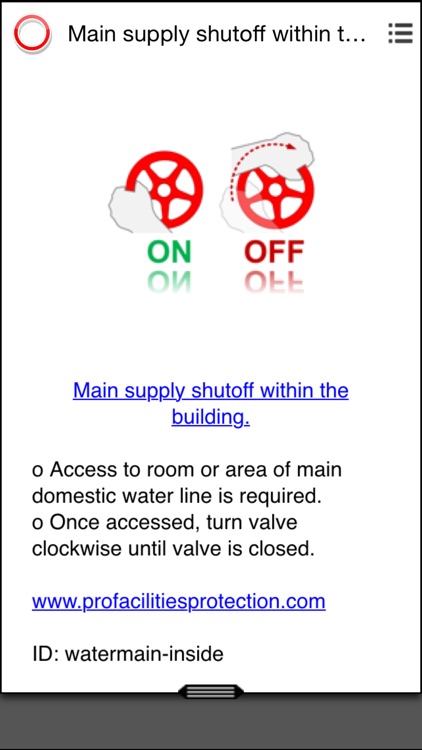 Facility Shutoff Locator