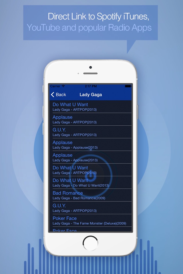 Quick SpotSearch Music, Song and Lyric for Spotify Free Edition screenshot 3