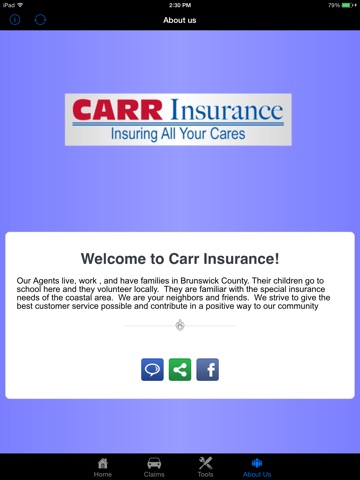 Carr Insurance for iPad screenshot 4