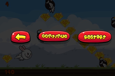 An Angry Flappy Rabbit Vs Flying Bombs Christmas Edition - HD Pro screenshot 2