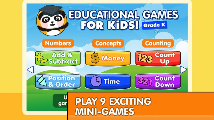 Educational Games for Kids - Learning Mini Games with Math, Time, Counting, Numbers, and Shapes