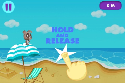 Dog Rope Jumper – Swing and Fly Adventure Over the Sea – Beach Racing Game screenshot 2