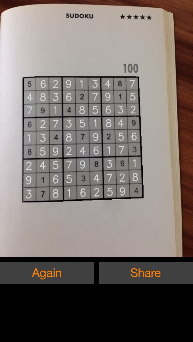 Sudoku Solver Camera screenshot1