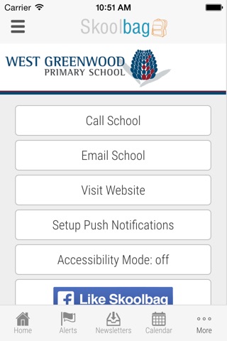 West Greenwood Primary School - Skoolbag screenshot 4