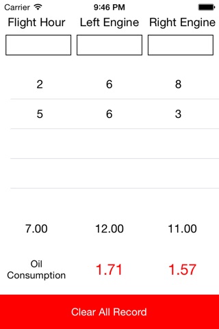 Plane Oil Consumption screenshot 4