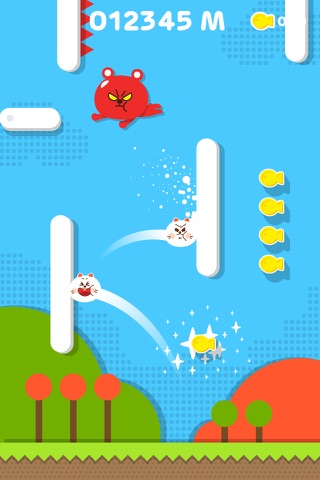 모찌 점프:벽타고 점프 screenshot 3