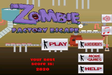 Zombie Factory Escape FREE screenshot 2