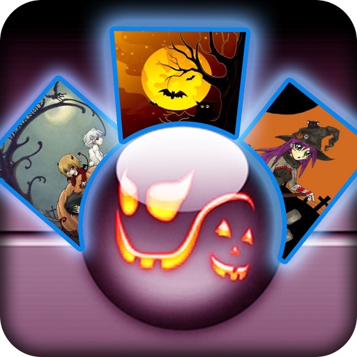 Wonderful Halloween Wallpapers & Backgrounds HD for iPhone and iPod: With Awesome Shelves & Frames