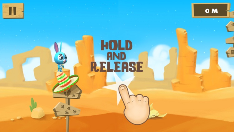 Swinging Bunny: Fly With Rope And Help The Rabbit Hopper Cross The Desert