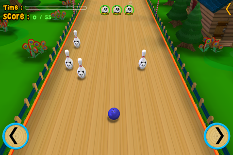 pandoux crazy bowling for kids - free game screenshot 4