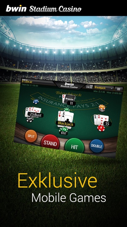 bwin Stadium Casino – Mobile Blackjack, American & European Roulette in 3D