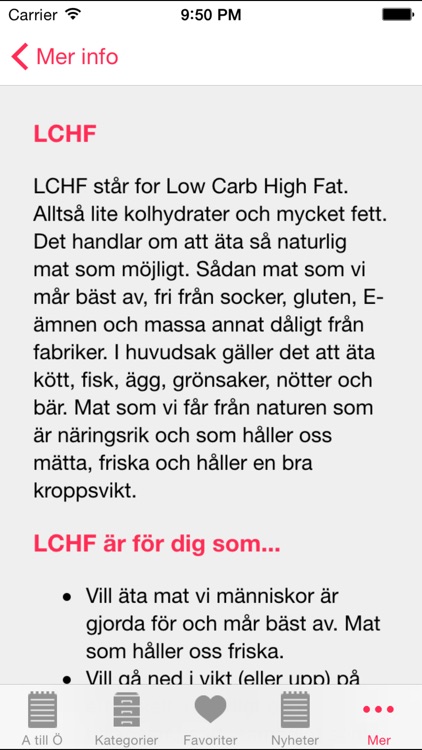 LCHF-appen Pro screenshot-4