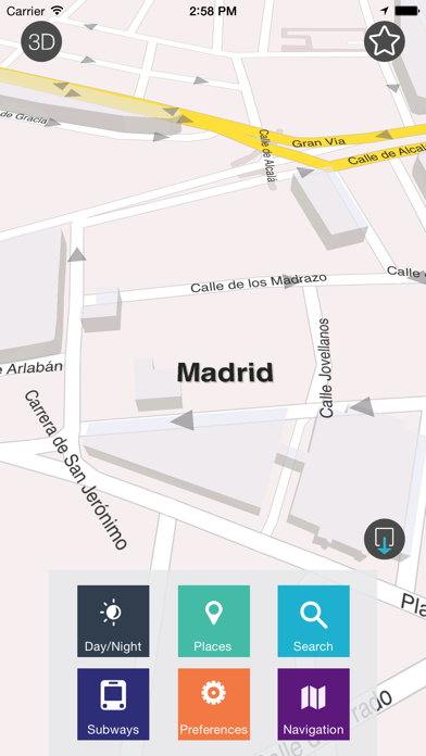 Madrid - Offline Map & City Guide (w/metro!)のおすすめ画像2