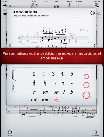Play Schumann – Scène d’enfants n°7 « Rêverie » (partition interactive pour piano) screenshot 4