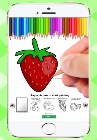 Fruits Coloring Book screenshot 2