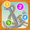 Ahoy sailing boat! Counting game for children: learn to count numbers 1-10