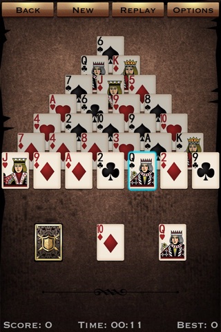 Pyramid Solitaire for iPhone screenshot 2