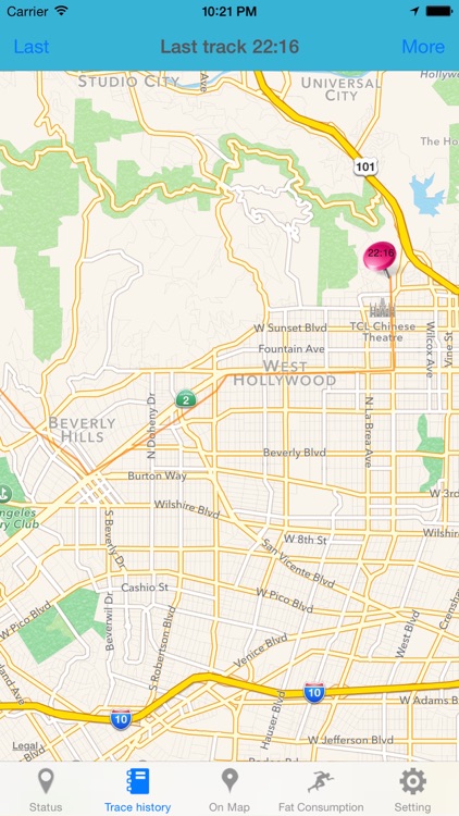Run Trace Tracker with GPS Phone Location on Map