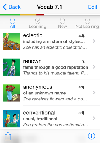 Knowji Vocab 7 Audio Visual Vocabulary Flashcards with Spaced Repetition screenshot 4