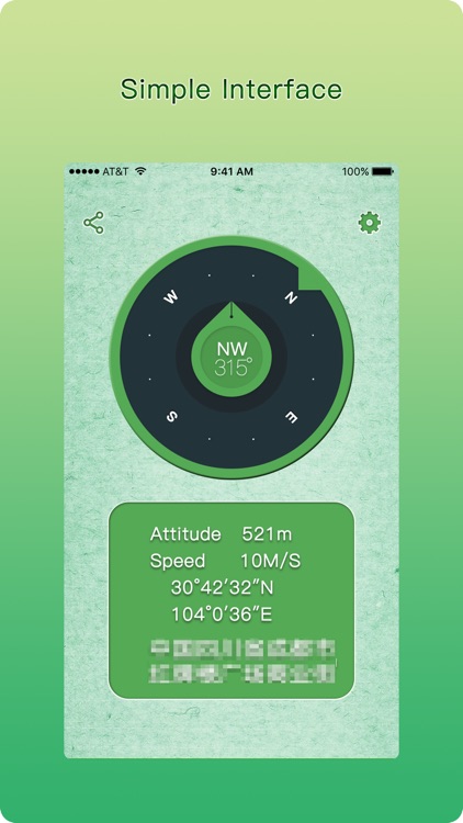 Real time altitude measuring instrument - display real-time speed, altitude, latitude, longitude, direction, the current location