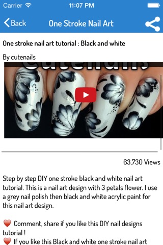 Nail Art - How To Do Cute Nails screenshot 4