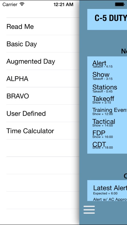 C-5 Duty Day Calc
