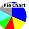 This app provides the ability to create a pie chart