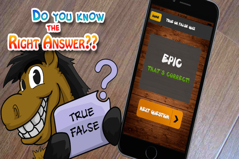 Horses True False Quiz - Amazing Horse And Foal Facts, Trivia And Knowledge! screenshot 4