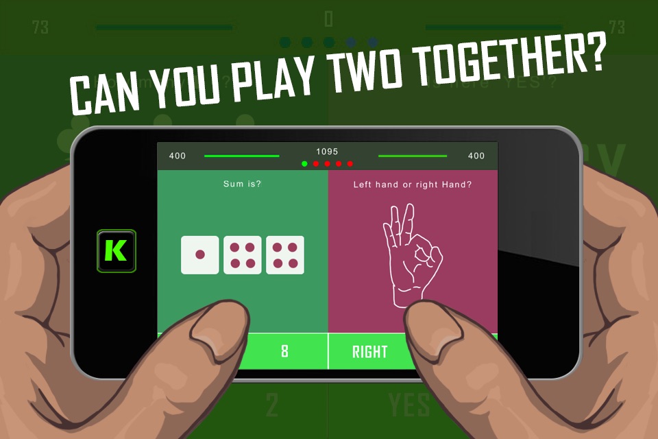 Two Fingers, but only one brain (2 F 1 B) - Split Brain Teaser, Cranial Quiz Puzzle Challenge Game screenshot 2