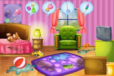 Baby Home Adventure – Free fun newborn baby care and washing cleaning game screenshot 3