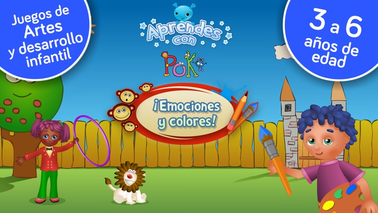 ¡Emociones y colores! Juegos educativos de arte y desarrollo social para niños en kinder y preescolar por Aprendes Con