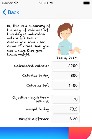 Calorie Diary - Health integrated. Count calories and loose weight! screenshot 3