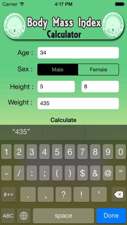 BMI-Body Mass Index Calculator for Men and Women