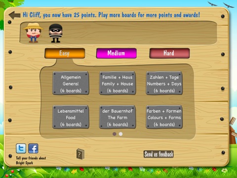 Bright Spark Vocab - German screenshot 2