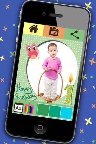 Happy birthday greeting frames screenshot 2