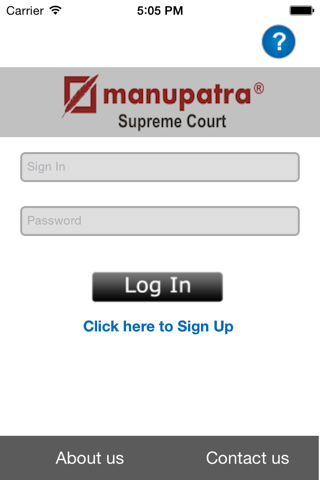 Manupatra Supreme Court screenshot 2